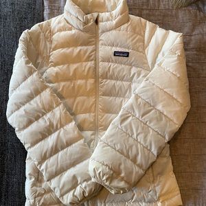Patagonia White Down Sweater- Puffy Coat